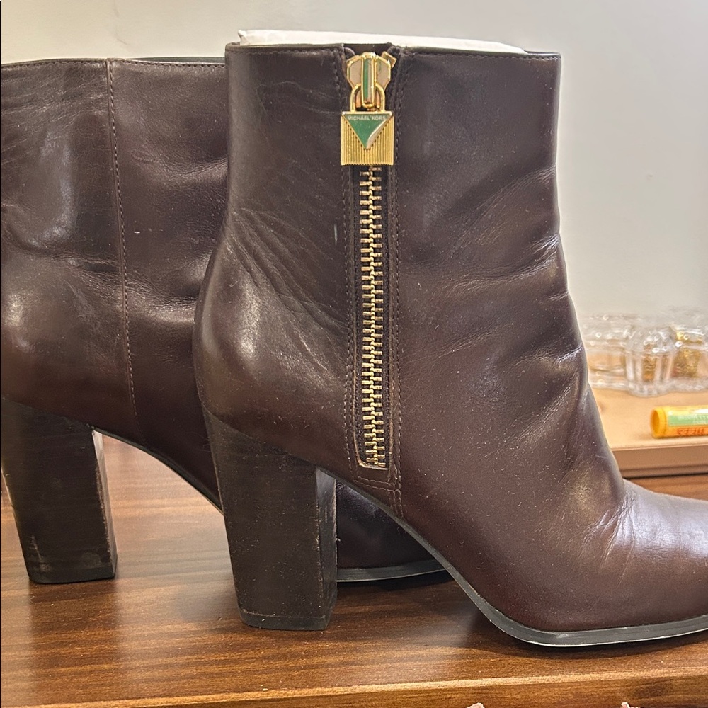 MICHAEL Michael Kors Dark Brown Heeled Boots